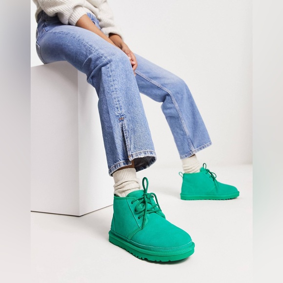 UGG Neumel Classic Emerald Green Women’s Chukka Boots Size 7 NWT